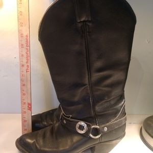 Tony Lama black Cowboy boots